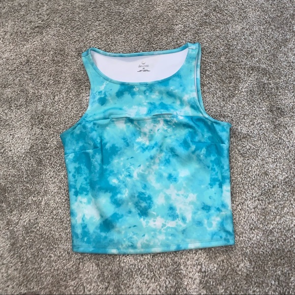 decree green & blue top size XS - Picture 3 of 7